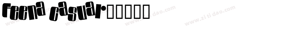 Feena Casual字体转换